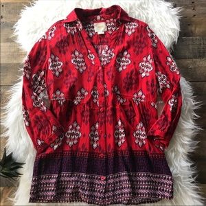 Anthropologie button down shirt